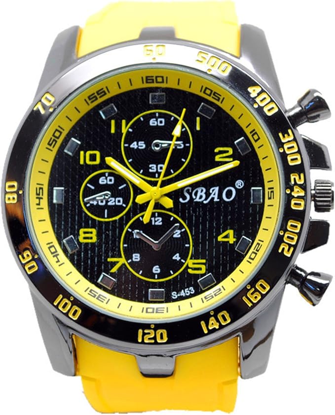 Men Wrist Watch SBAO Stainless Steel Luxury Sport Analog