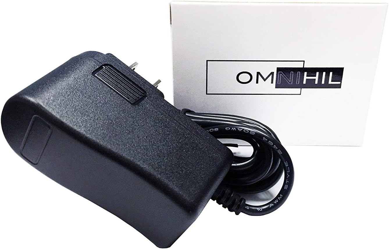 Omnihil 8 Feet Adapter Charger Compatible with RCA Voyager 7 RCT6873W42 Tablet 7"