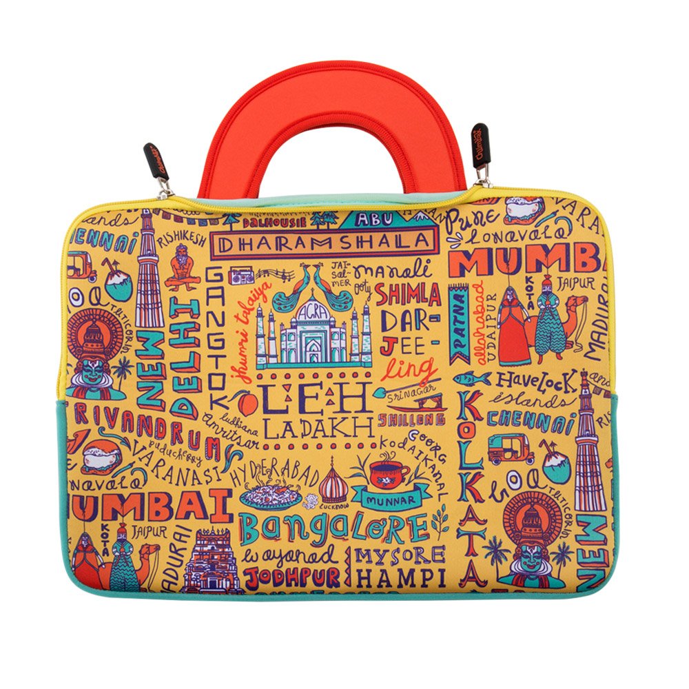 Chumbak Travel Diaries 13.3" Laptop Sleeve Amazon.in Bags, Wallets