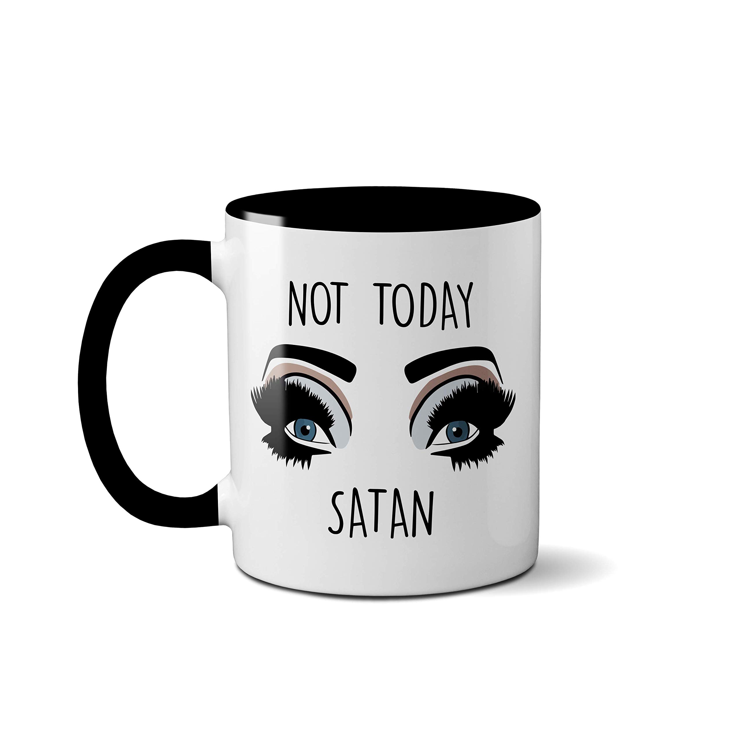 Not Today Mug- Gifts Presents Merchandise Gifts Funny Ceramic Handle Idea Heavy Duty Handle Dishwasher and Microwave Safe