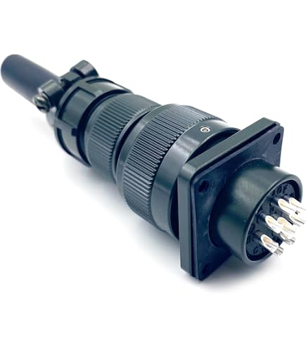 MIL-C-5015 4-Pin Circular Connector MS3106 32-17P - Military Spec Waterproof Connector Head