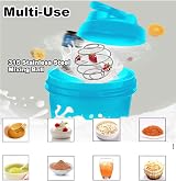 KANGSIT 400ml Protein Shaker Bottle with Stainless Steel Ball BPA-Free view 8