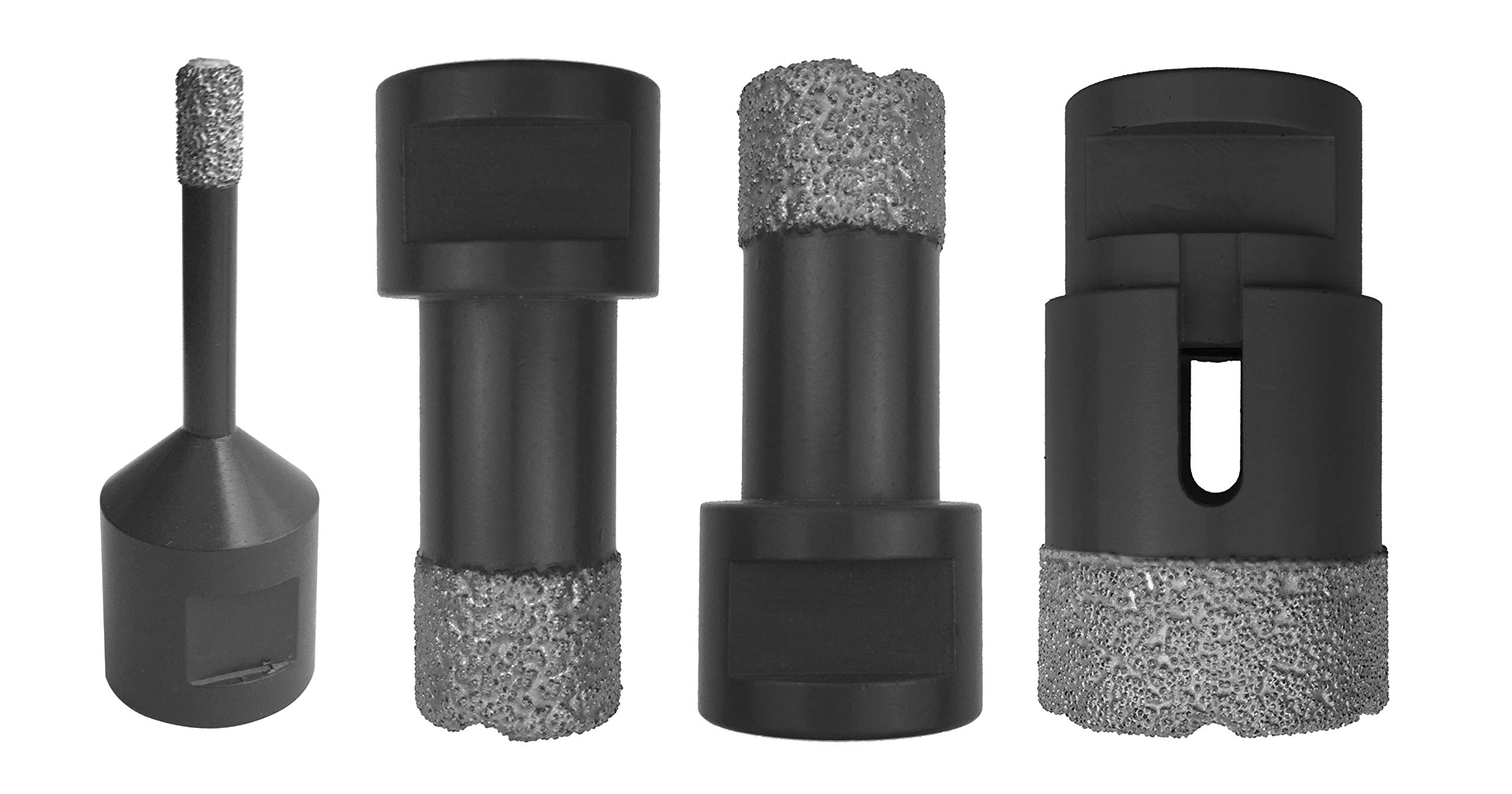 Leja Tools 830M14-14-32 Set of 4 Diamond Hollow Drill Bits for Dry Drilling with M14 Thread (14-20-25-32 mm)