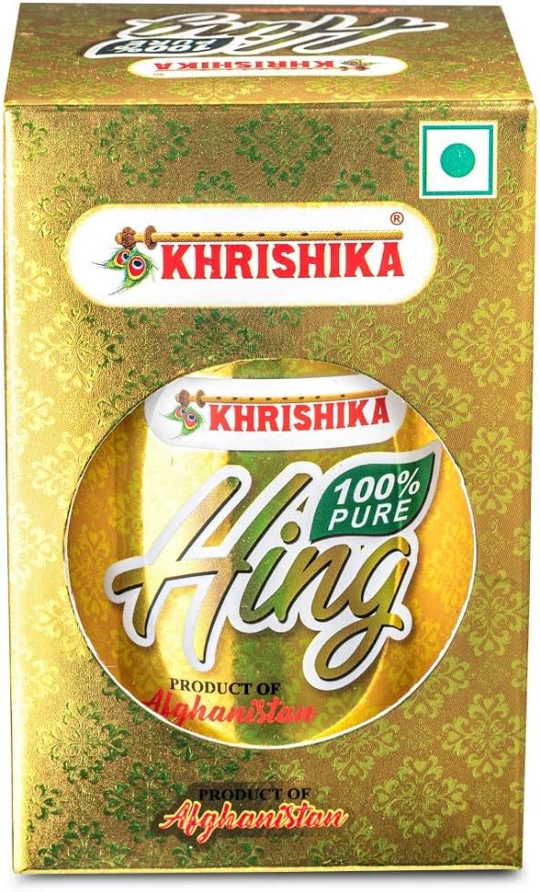 100% Pure Hing by Khrishika Hing /10gr / Heeng / Asafoetida/best hing