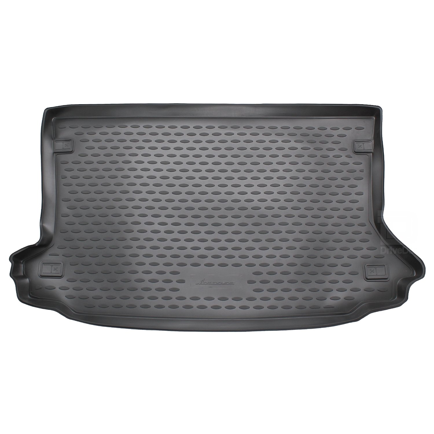 Novline MAT066 Custom Tailored Fit Black Rubber Boot Liner Tray Mat