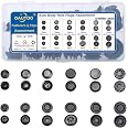 141pcs Car Flush Mount Black Plastic Assortment Auto Body Sheet Metal Hole Plug
