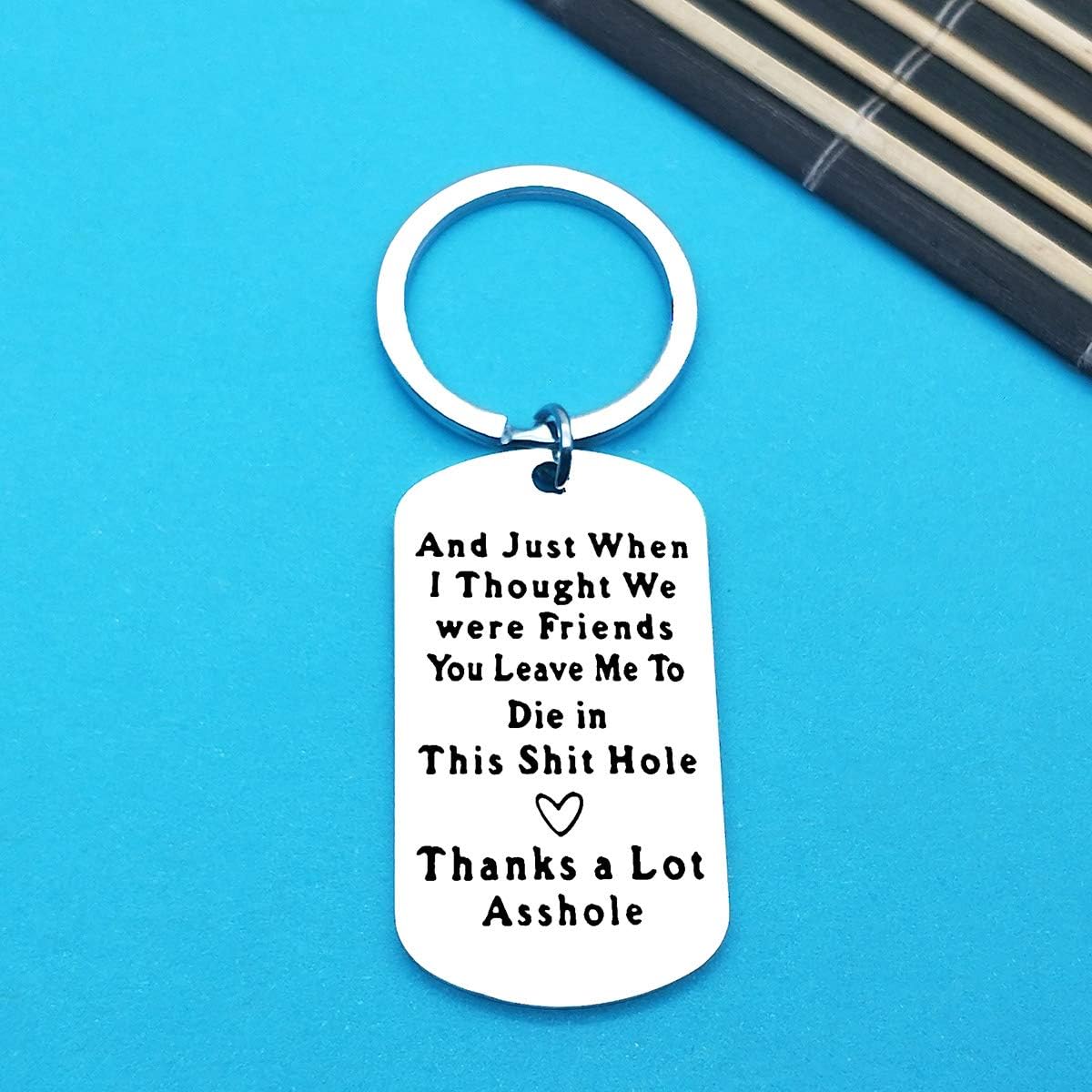 Huwujiu Colleague Leaving Gifts Colleague Keyring Funny Going Away Gift Coworker Thank You Gifts New Job Gift for Colleagues Goodbye Gift Retirement Gift Farewell Gift for Coworker - Image 3