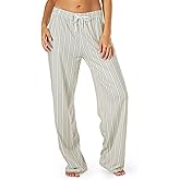Hello Mello Signature Lounge Pants Womens Soft Pajama Bottoms Elastic Waistband Drawstring Tie