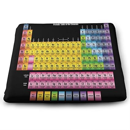 Amazon Com Ladninag Seat Cushion Printable Periodic Tables