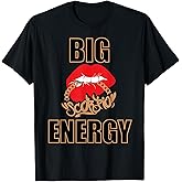 Big Scorpio Energy Sexy Scorpio Girl Women Vibes Lips Chain T-Shirt