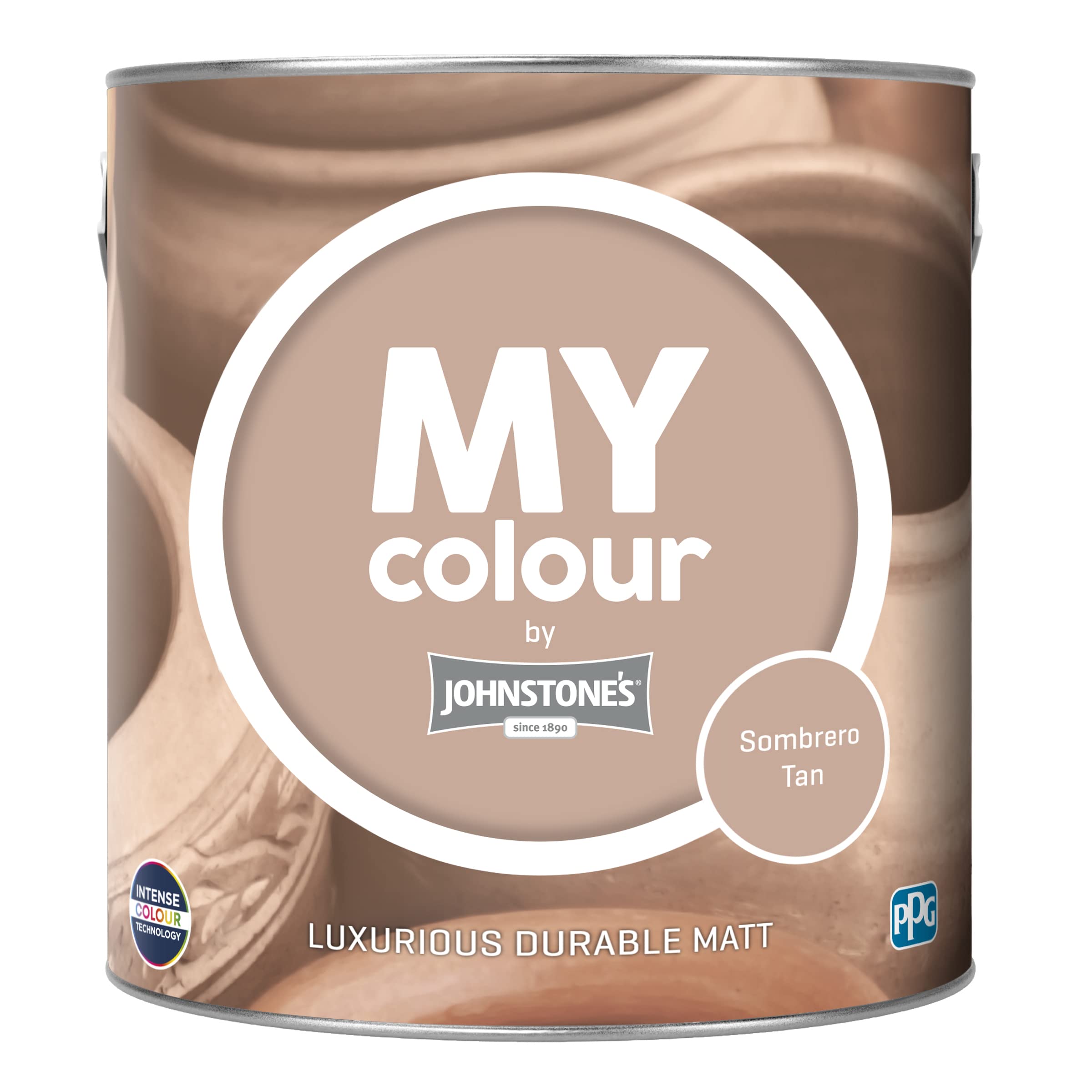 MY colour by Johnstone's - Luxurious Durable Matt - Sombrero Tan - Colour Intense Technology - 2.5L