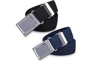 WELROG Kids Adjustable Magnetic Belt for Boys - Girls Elastic Stretch Buckle Belts