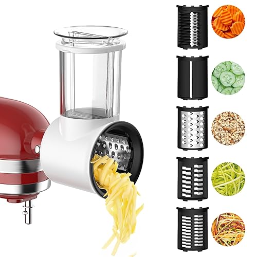 GVODE Slicer Shredder Attachment for Kitchenaid Stand Mixer