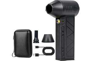 HEPANIO Snow Whiz Turbo Blower,2026 Upgrade Snow Blower,Snowwhiz Turbo Blower with Led,3 Gear Adjustable Super Power Turbo Breeze Electric Blow,Mini Turbos Snow Blower for Car for Car,Home,Keyboard,Computer