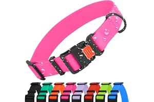 CollarDirect Waterproof Dog Collar - Silicone, Plastic Collar, Odor-Resistant, Easy to Clean, for Large, Medium, Small Dogs -