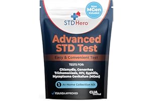 BETTER LIFE SCIENCE STD Hero Advanced STD Test Kit – at Home Screening for Women & Men – Private Home Use Kit for Accurate Testing Including MGen – Easy Sample Collection & Fast Lab Results – Discreet Delivery