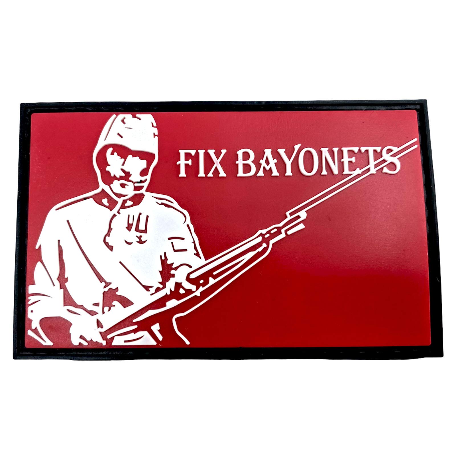 Fix Bayonets Airsoft Paintball PVC Morale Patch
