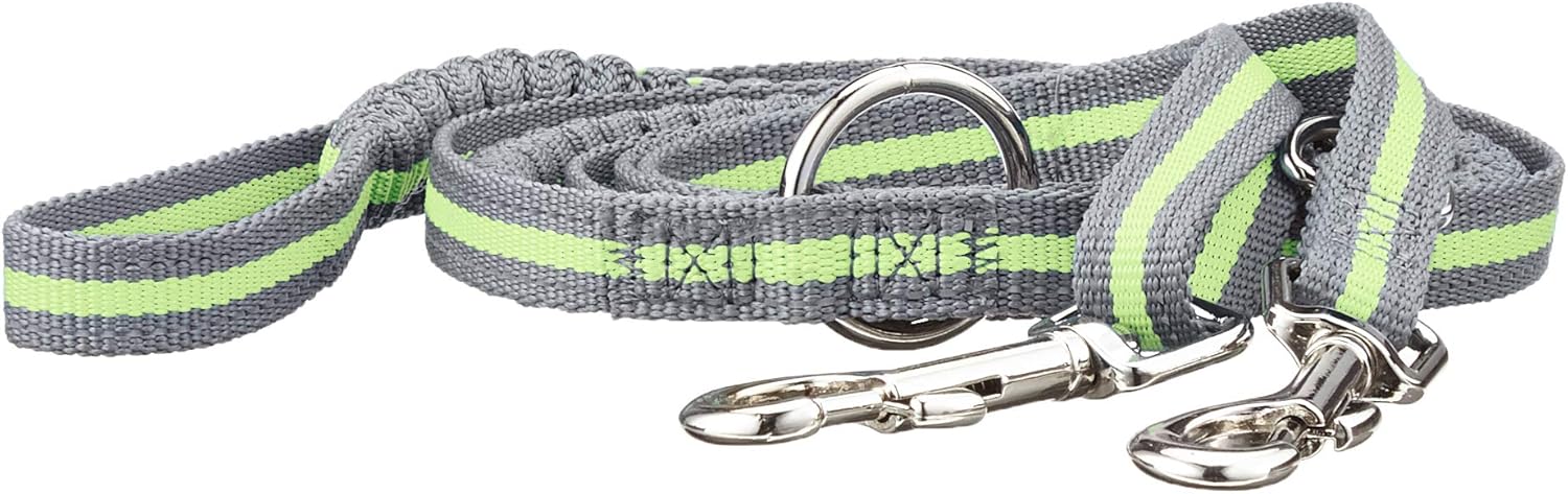 Nobby Variado Dog Lead Width 15 mm Length 2.1-2.4 m Neon Yellow, neon gelb, XS-S (Pack of 1)