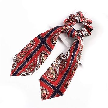 Amazon Com Summer Turban Flower Hair Scrunchies Women Diy Bow