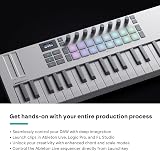 Novation Launchkey Mini 37 White MK4 USB MIDI Keyboard with DAW Control view 3