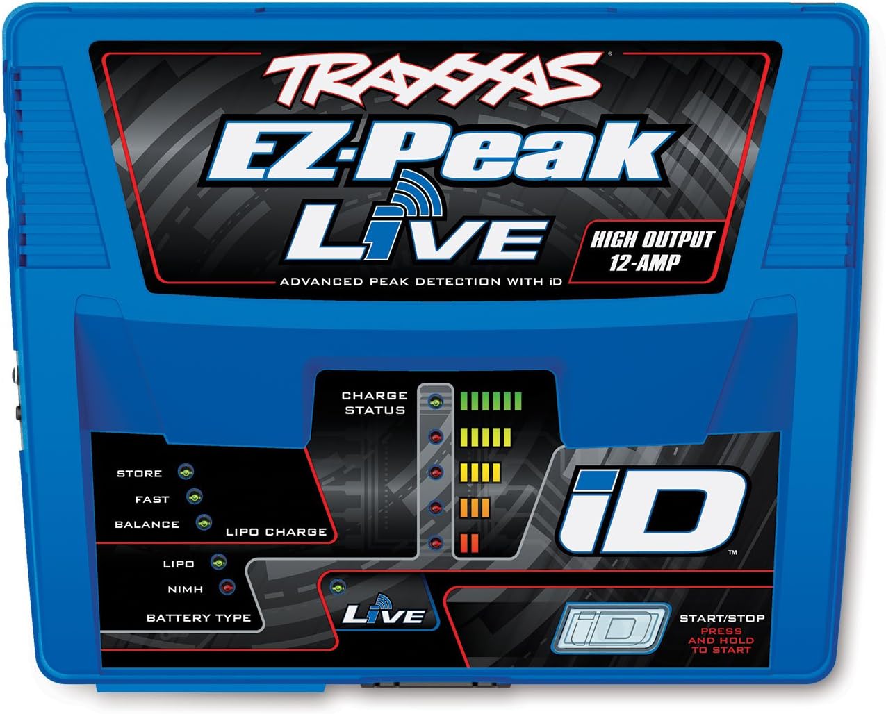 Traxxas 2971 EZ-Peak Live 12-Amp NiMH/LiPo Fast Charger with ID Technology Vehicle: Toys & Games