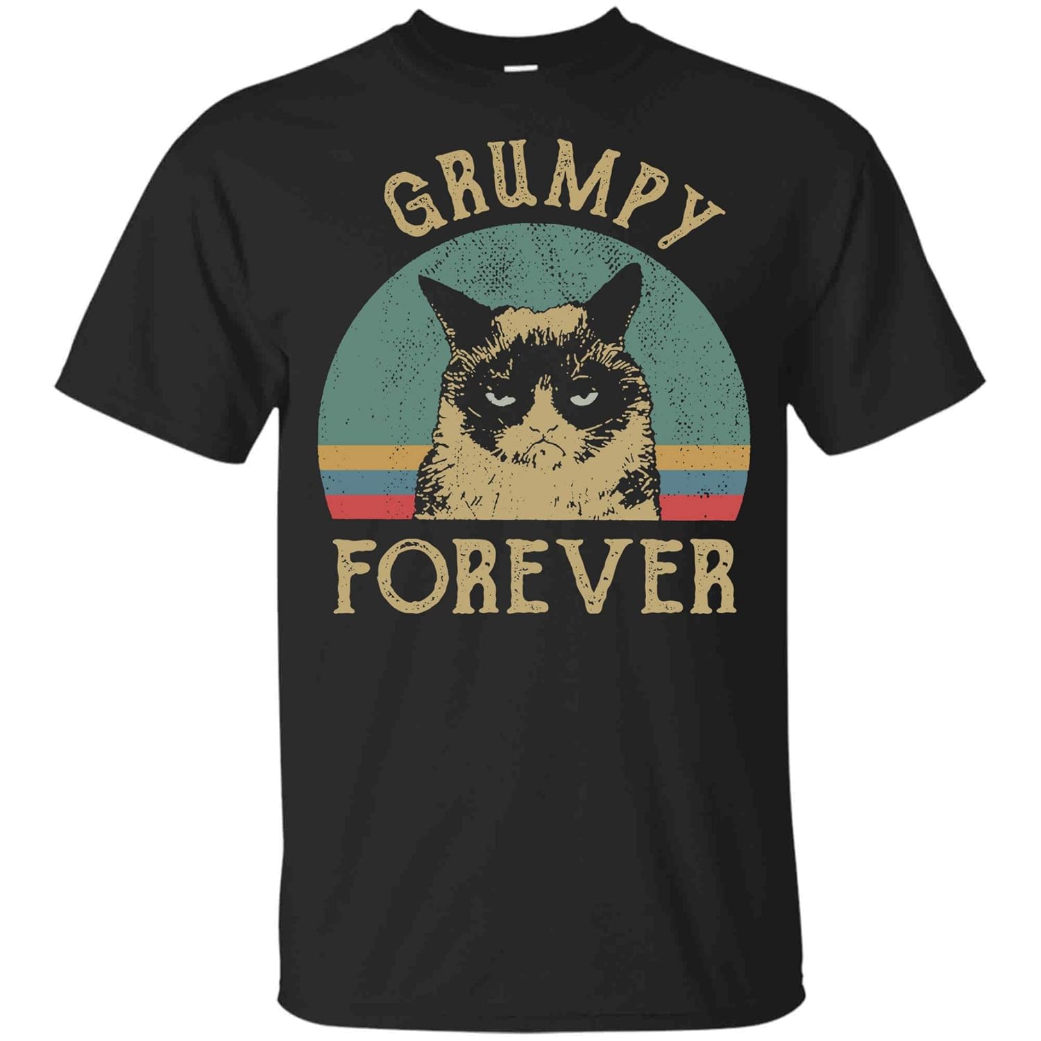Grumpy Cat Forever Vintage T Shirt Stellanovelty