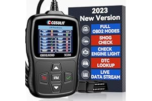 CGSULIT SC204 Enhanced OBD2 Scanner Diagnostic Tool, Check Engine Code Reader With Reset, Smog Check, Clear Code, Live Data & More, Car Code Readers & Scan Tools for All OBDII/EOBD Vehicles After 1996