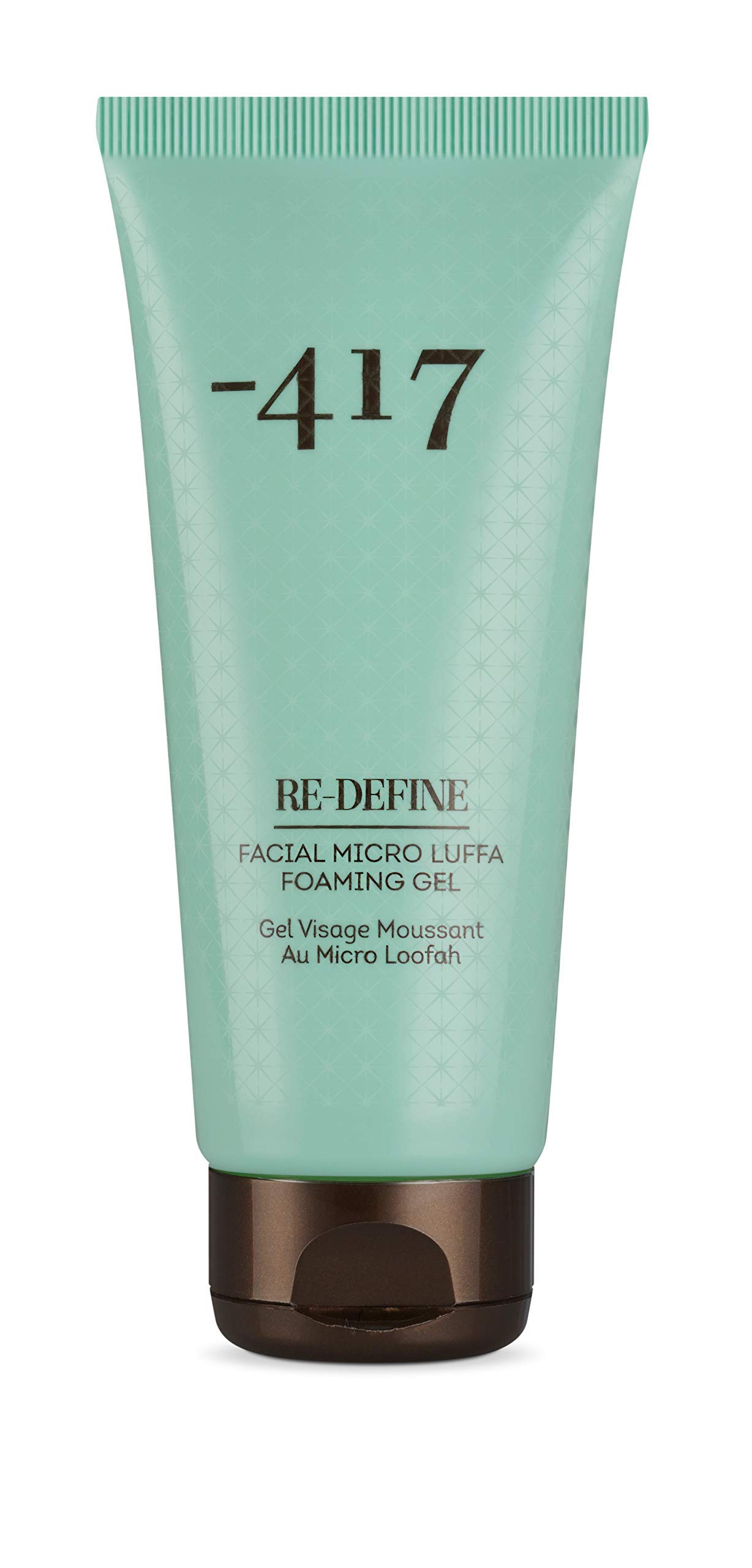 -417 Dead Sea Cosmetics Facial Micro Luffa Foaming Gel - For all skin types - Vegan & Cruelty Free - 100 ml - All Natural Hygiene for Deep Cleansing