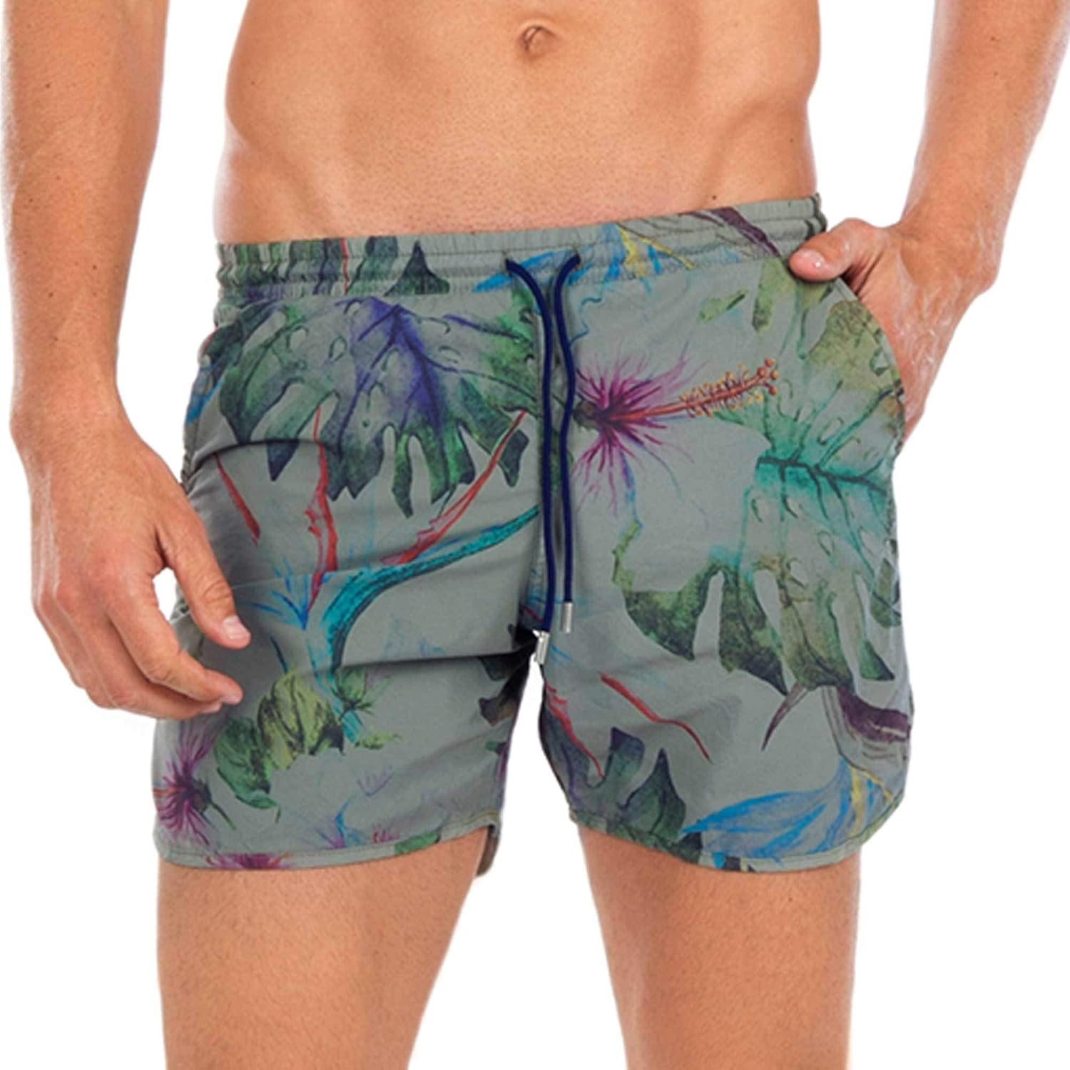 98 Coast Av. Men's Swim Trunks Slim Fit European Style Quick Dry