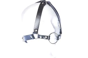 Bondage Head Harness Open Mouth O Ring Gag Ball