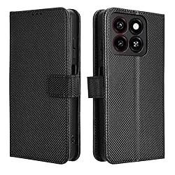 Elubugod Compatible with ZTE Blade A55 Leather Case