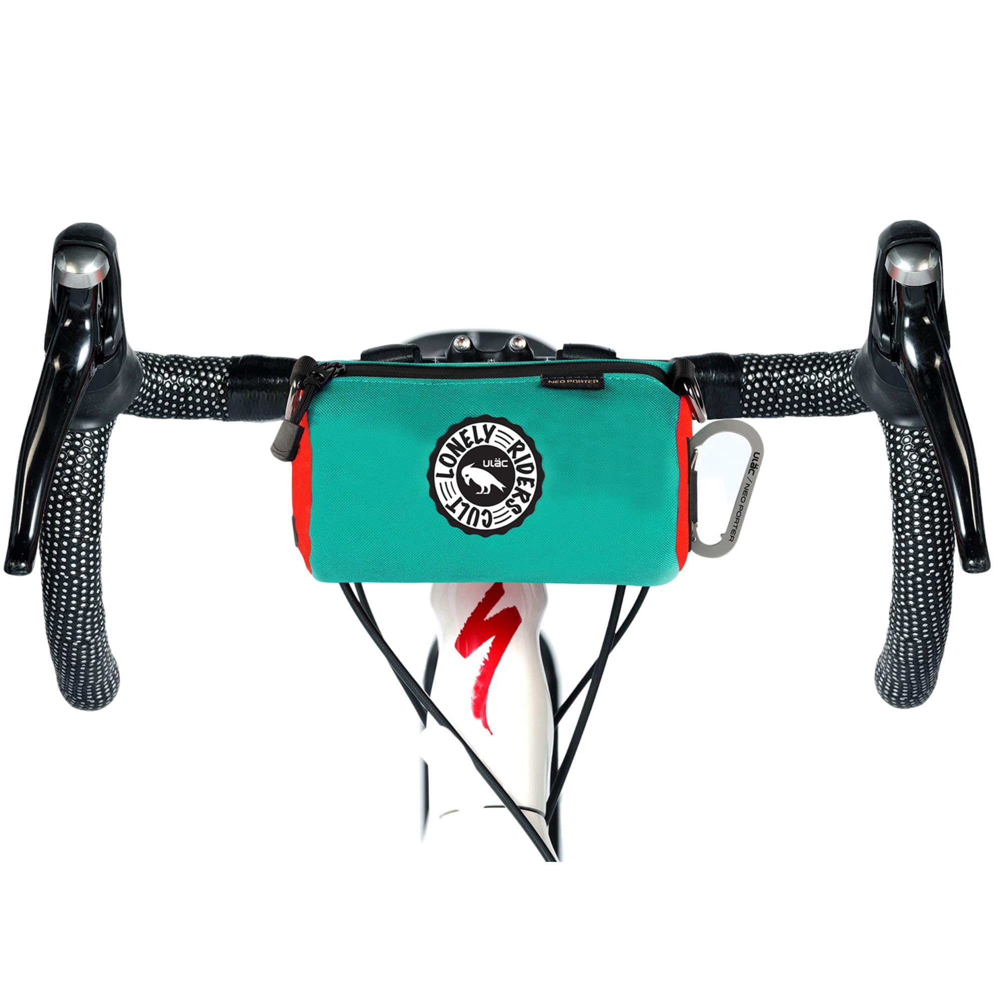 ULAC NEO PORTER COURSIER PULSE Bicycle Handlebar Bag, Front Feed Bag for Road, Mountain Bike, Cycling Travel (Teal, 1.1L)