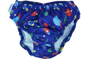 FINIS Reusable Swim Diaper for Babies - Snap Closure - UPF 50 & Up Sun Protection - Leak-Resistant Fit