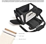 Qlfyuu Cat Carrier Dog Carrier Portable Soft Sided Airline Approved Large view 3