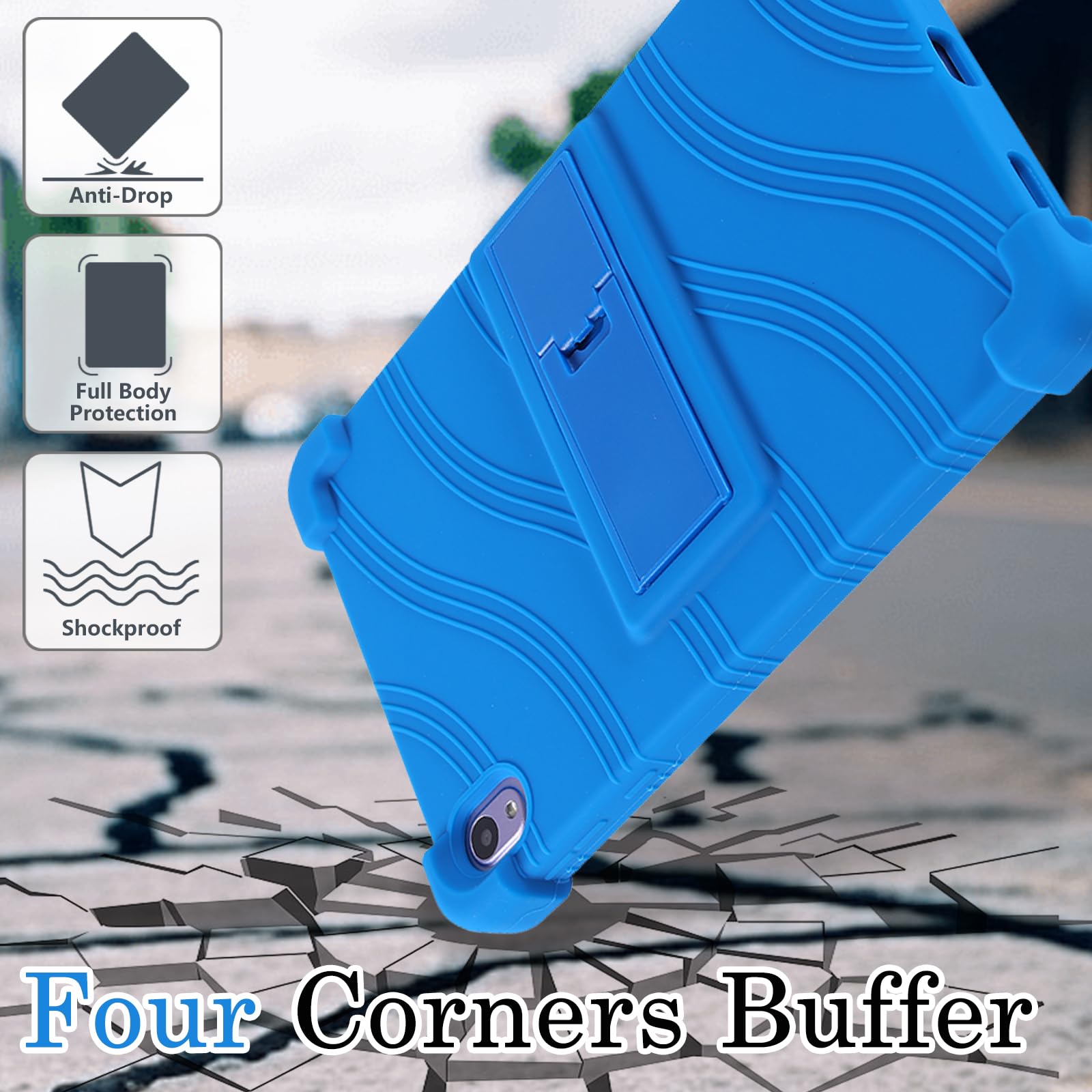 Kwamaz for Onn 7 inch Tablet Case (2024) Model