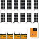 ECO-WORTHY 2400W 48V Solar Panel System Kit 12x195W Bifacial Panels 5000W view 7