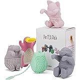 Tea Infuser Set, Tea Infusers for Loose Tea for a Mug or a Cup, ParTea Pack Tea Strainers for More Enjoyable Tea Times with F