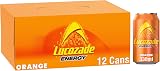 Lucozade Energy Drink Orange 12x330ml - Sparkling Glucose Orange Drink