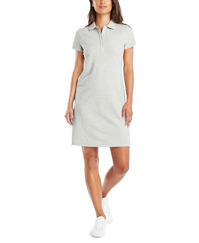 grey casual midi dress Round Neck & Reviews - Grey - Dresses MD23 Color:Salmon Pink round charm and serious Womens dress Hello Molly