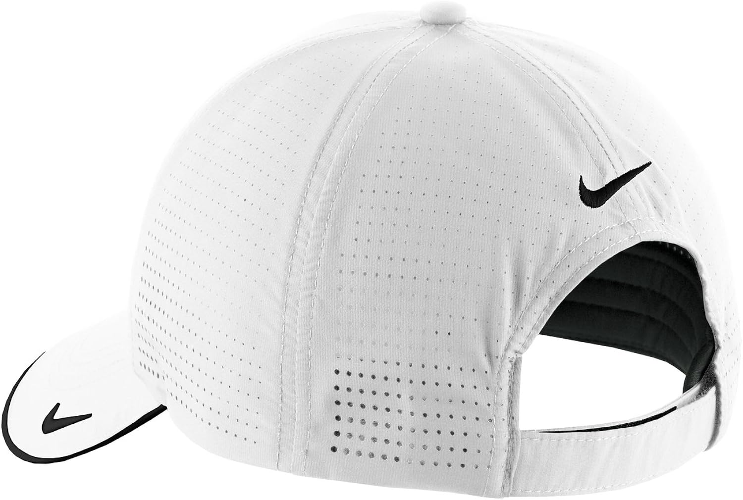 Nike Golf - Dri-FIT Swoosh Perforated Cap , 429467, Black, No Size: Clothing