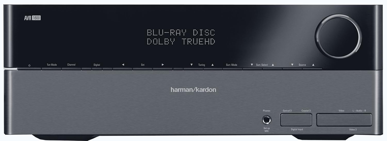 Amazon.com: Harman Kardon AVR1600 50W 7.1-Channel A/V Receiver (Black)  (Discontinued by Manufacturer): Home Audio & Theater