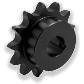 TRITAN 40BS20H X 1 Finished Bore B-Hub Sprocket, 20 Teeth, 1/2" Pitch, 1" Finished Bore
