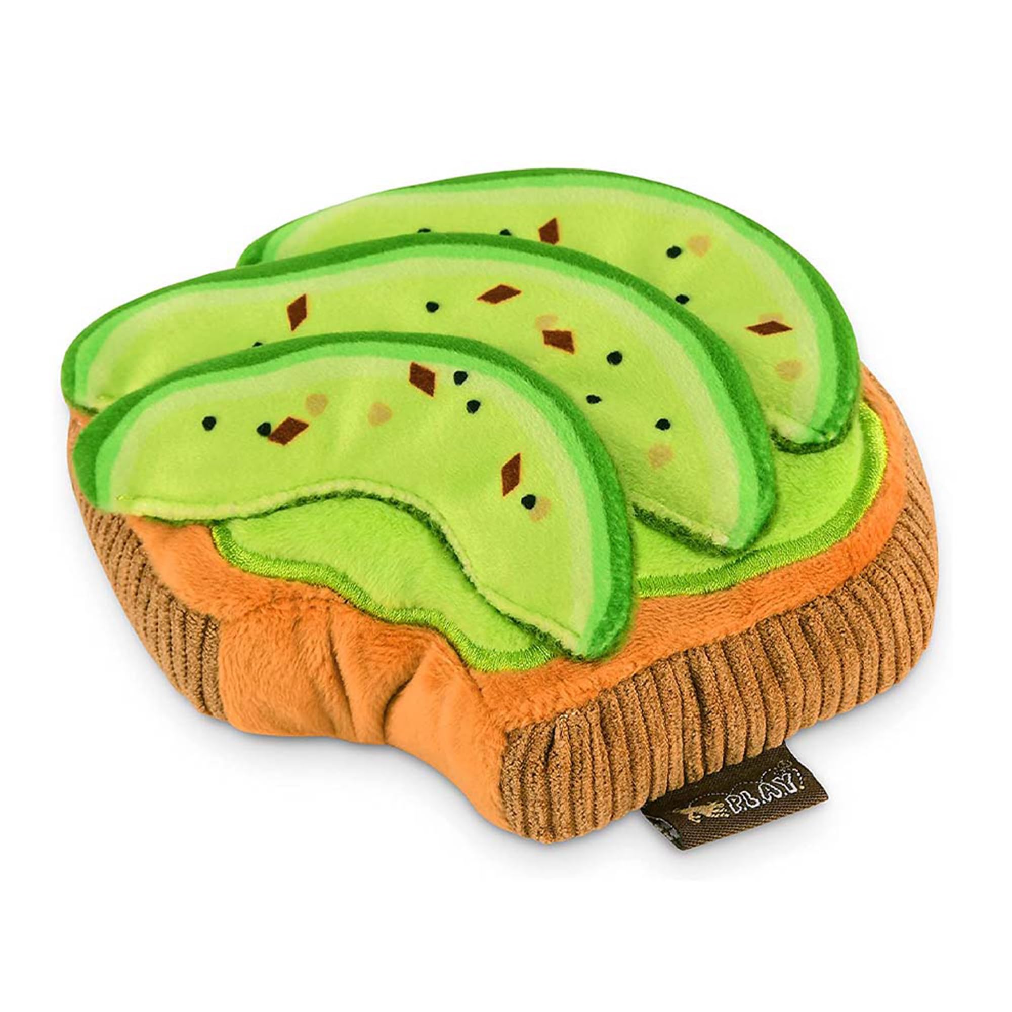 P.L.A.Y Dog Toy_Plush Toy - Avocado Toast_XS