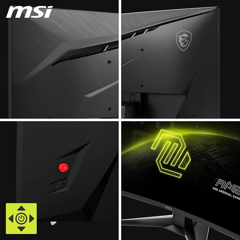 MAG 242CA Monitor Gaming 24" FHD 1500R 1920x1080 VA, 180 Hz, 1ms