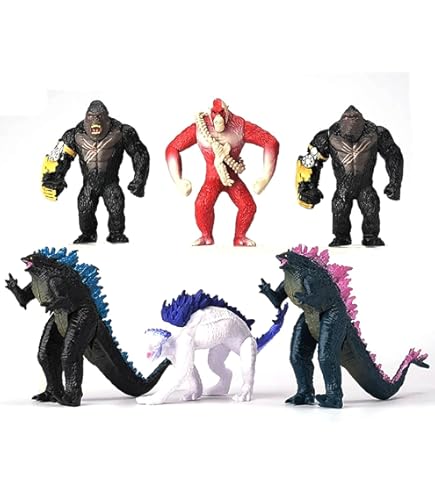 BIG Monsterフィギュア3点セット Amazon.com: Epic Monster Battle Action Figures Set, 6-Pack 4.7