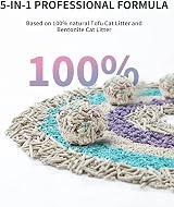 PETKIT Premium 5 in 1 Clumping Cat Litter 28L 4 Packs Low Dust view 2