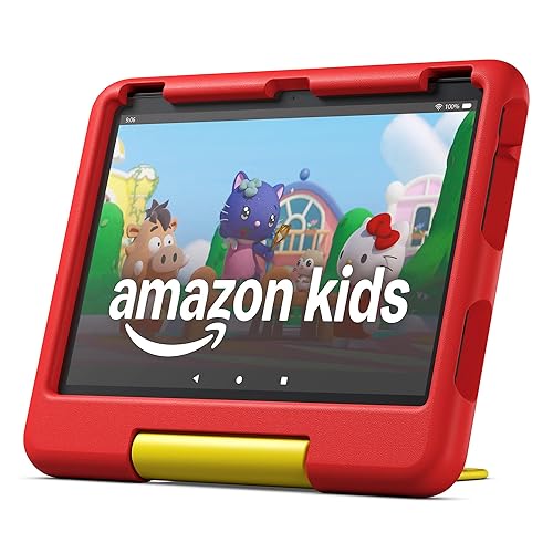 Amazon Fire HD 10 Kids tablet (newest model) ages 3-7 | Bright 10.1" HD screen with included ad-free and exclusive content, robust parental controls, 13-hr battery, 32 GB, Disney Mickey Mouse