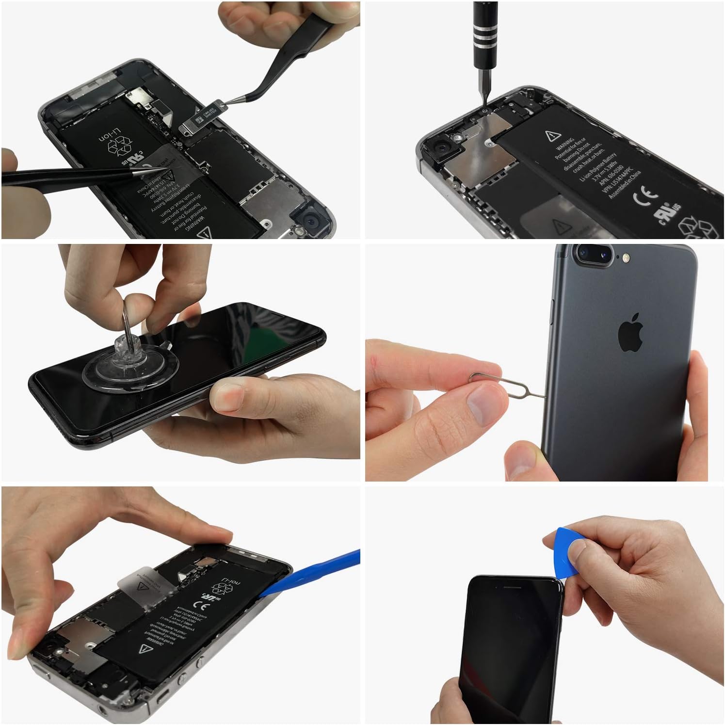 80 IN 1 Professional Computer Repair Tool Kit, Precision Laptop Screwdriver Set, with 56 Bit, Anti-Static Wrist and 24 Repair Tools, Suitable for Macbook, PC, Tablet, PS4, Xbox Controller Repair: Computers & Accessories