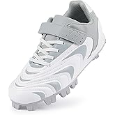 CAMVAVSR Unisex-Child Baseball Cleats Kids Softball Shoes for Boys Girls Rubber Molded Little Children Big Youth Sneakers Easy to Wear Sports Footwear