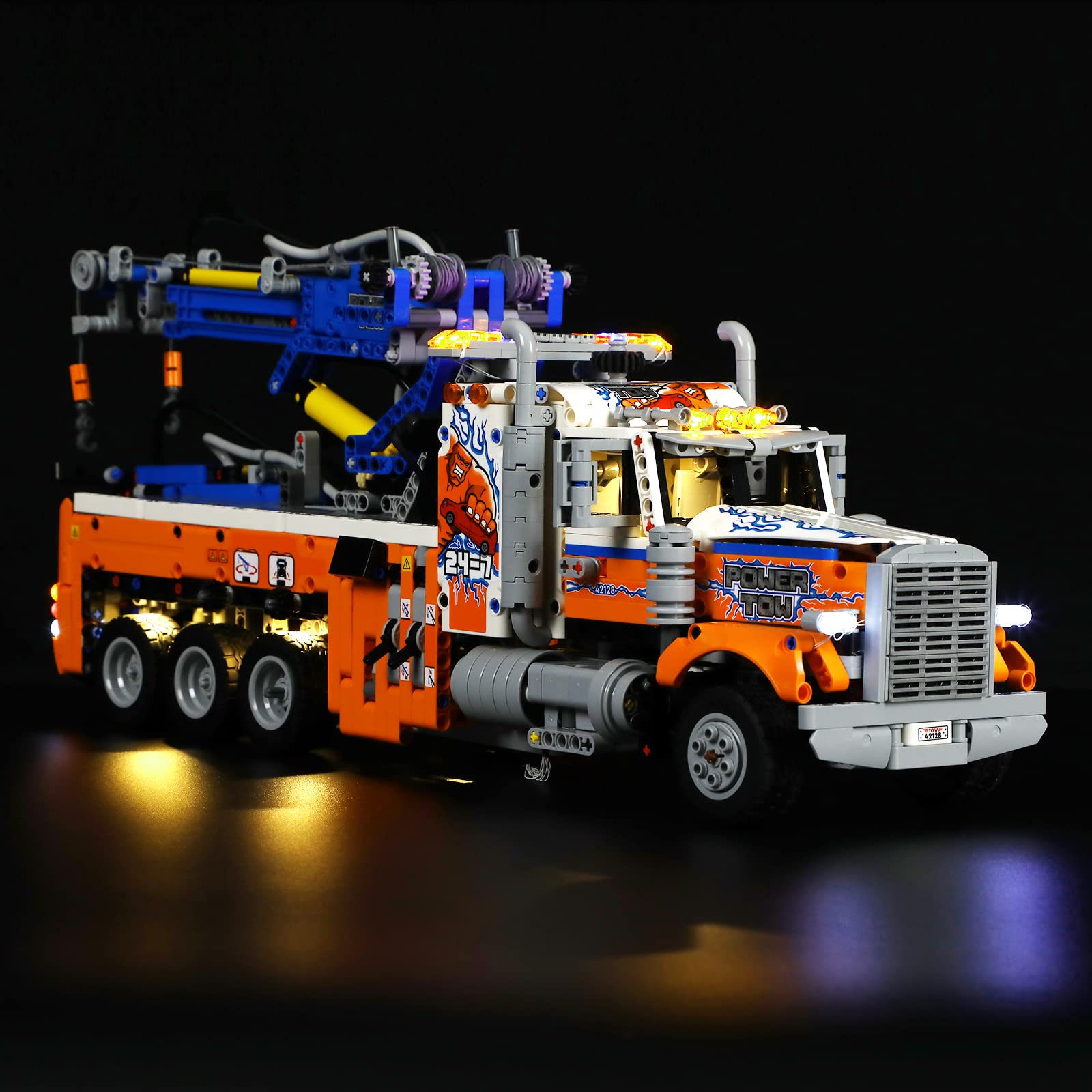 LIGHTAILING Led Light Compatible with Lego 42128 Technic Heavy-Duty Tow Truck Building Blocks Model - NOT Included The Model Set